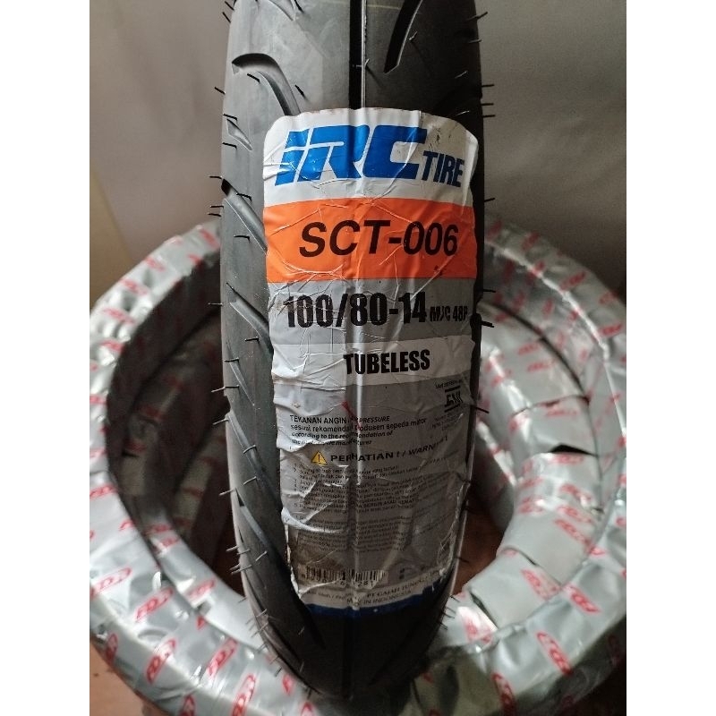 IRC Ban IRC Tubeless SCT006 100/80 ring 14