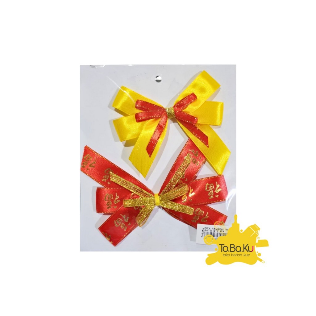 

Pita Rangkai Imlek Satin K-2 Mix (Pack isi 2pcs)