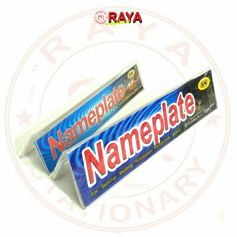 

Name Plate Acrylic GM