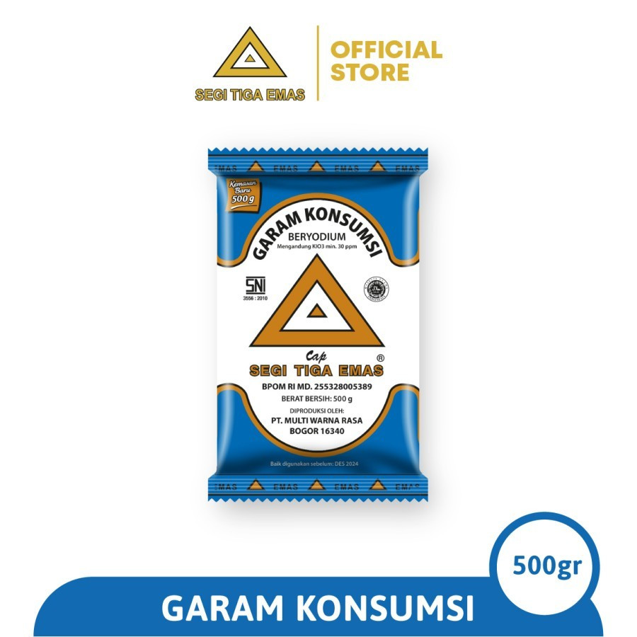 

Garam Halus Segitiga Emas Beryodium 500gr