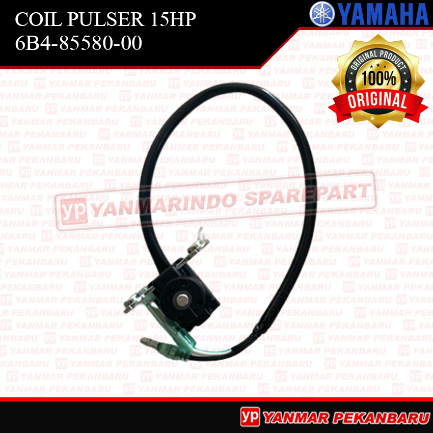 15HP COIL PULSER 6B4-85580-00 MESIN TEMPEL YAMAHA SPEED BOAT 15PK ORIGINAL ASLI