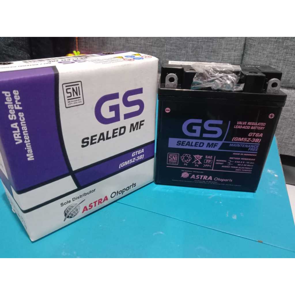 Aki GS ASTRA gm5z-3b MF Mio Sporty Supra grand Astrea ORIGINAL