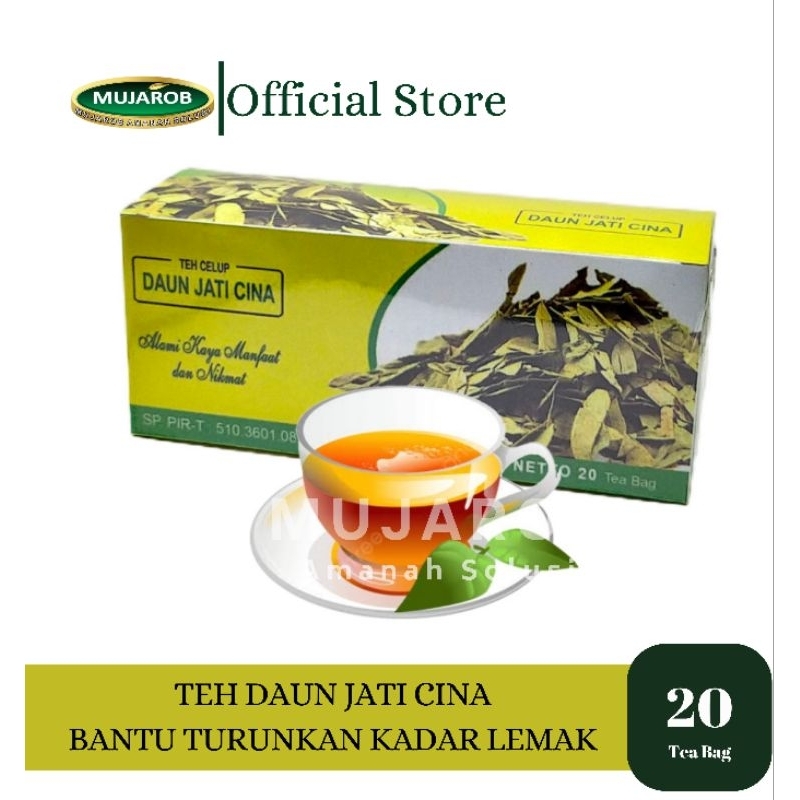 

Teh Celup Herbal Daun Jati Cina Alami