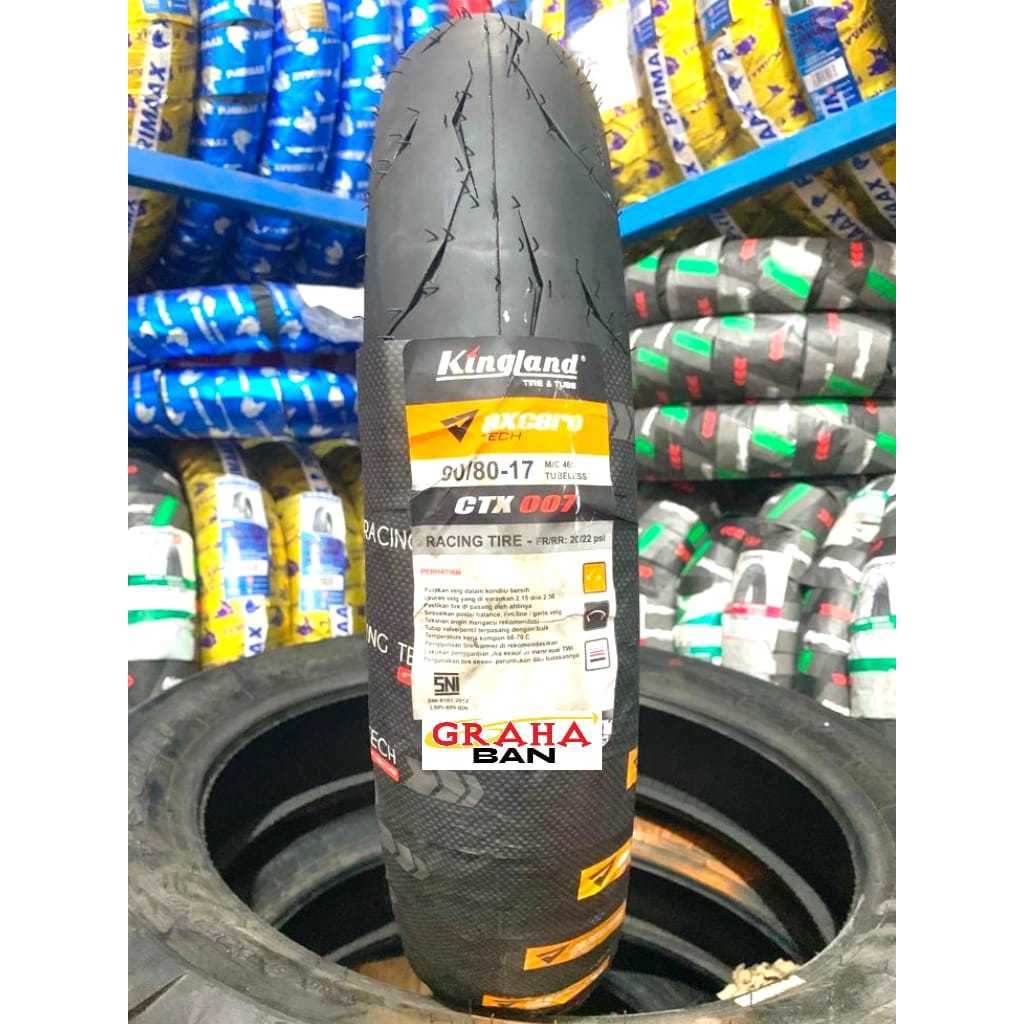 Ban Motor Kingland Axcero Ctx 007 90/80-17 Ban Motor Ring 17 ban montor 90/80-17 ring 17 ban vixion 