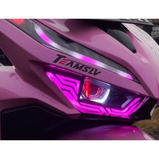 Stiker Motor Keren Viral Tiktok Vario125 Beat Aerox Nmax Pcx Stiker TEAM SLV Aksesoris Motor