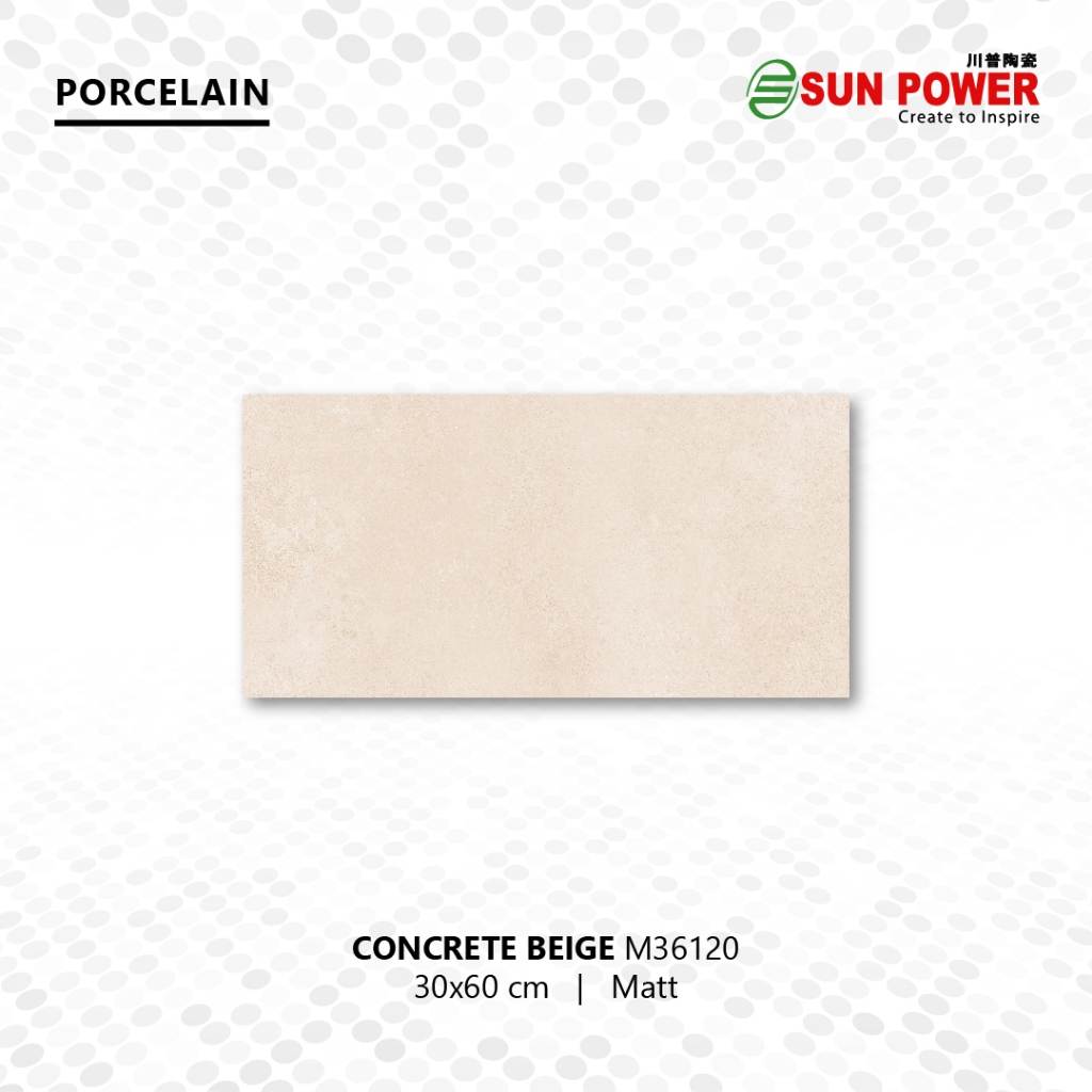 Granit Dinding Matt - Concrete Series 30x60 | Sun Power