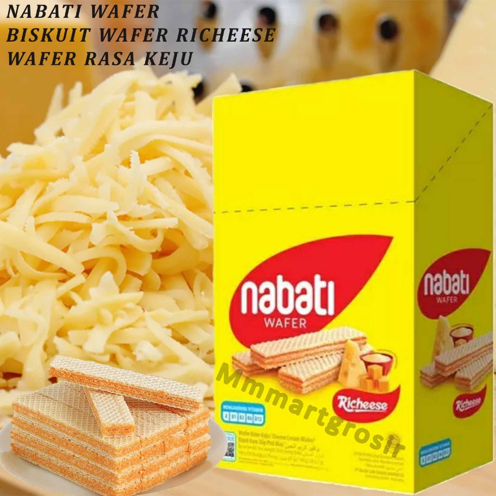 

Nabati / Wafer Rasa Cream Keju / Wafer Richeese / Isi 20pcs x 5gr