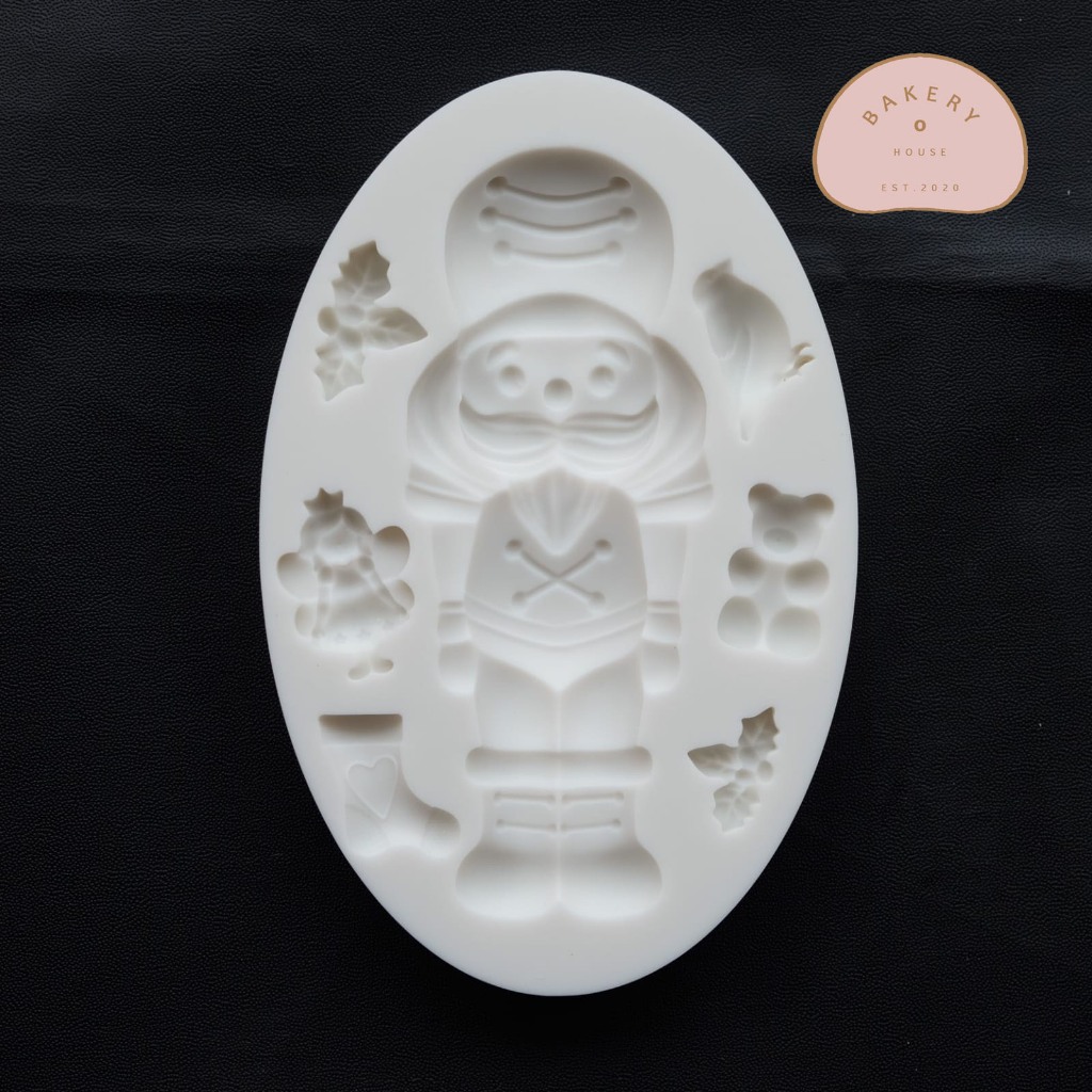 NEW // MOLD CETAKAN SILIKON FONDANT MOULD MODEL BONEKA COWOK PENGAWAL RAJA / ALAT HIASAN DEKORASI FO