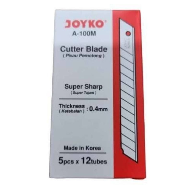 

ISI ULANG CUTTER PISAU CUTTER REFILL CUTTER KECIL JOYKO A 100 JAKARTA UTARA JAKARTA BARAT