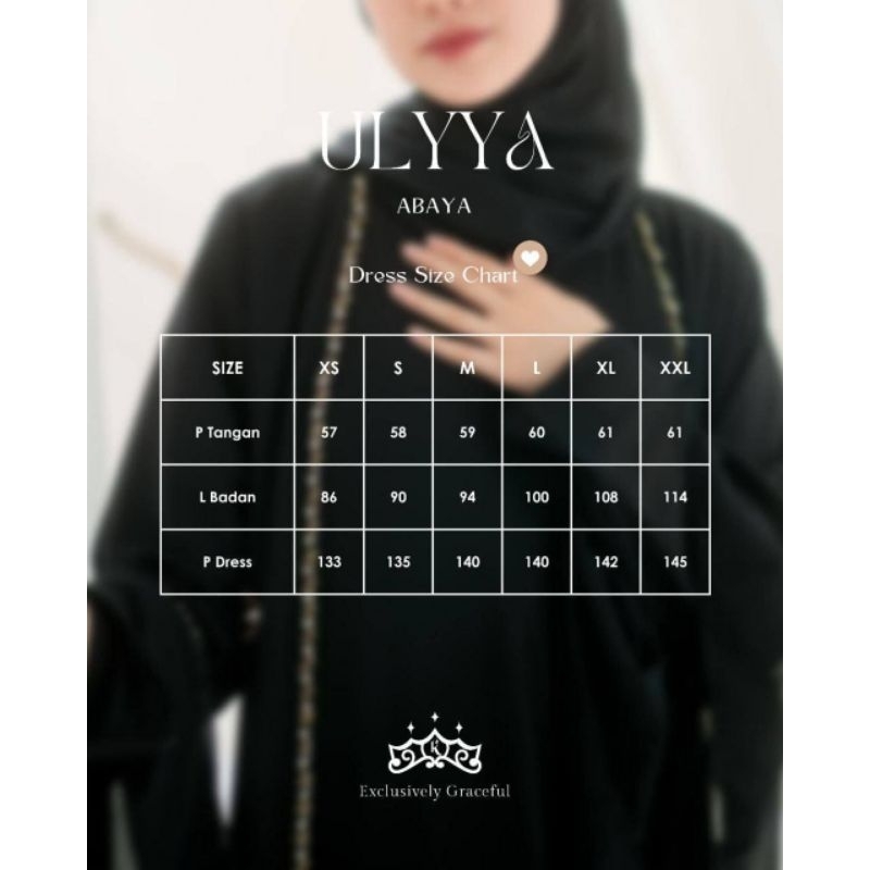 PO/DP (DIKIRIM GIFT DULU) ULYYA ABAYA BY KAZAMI STORE