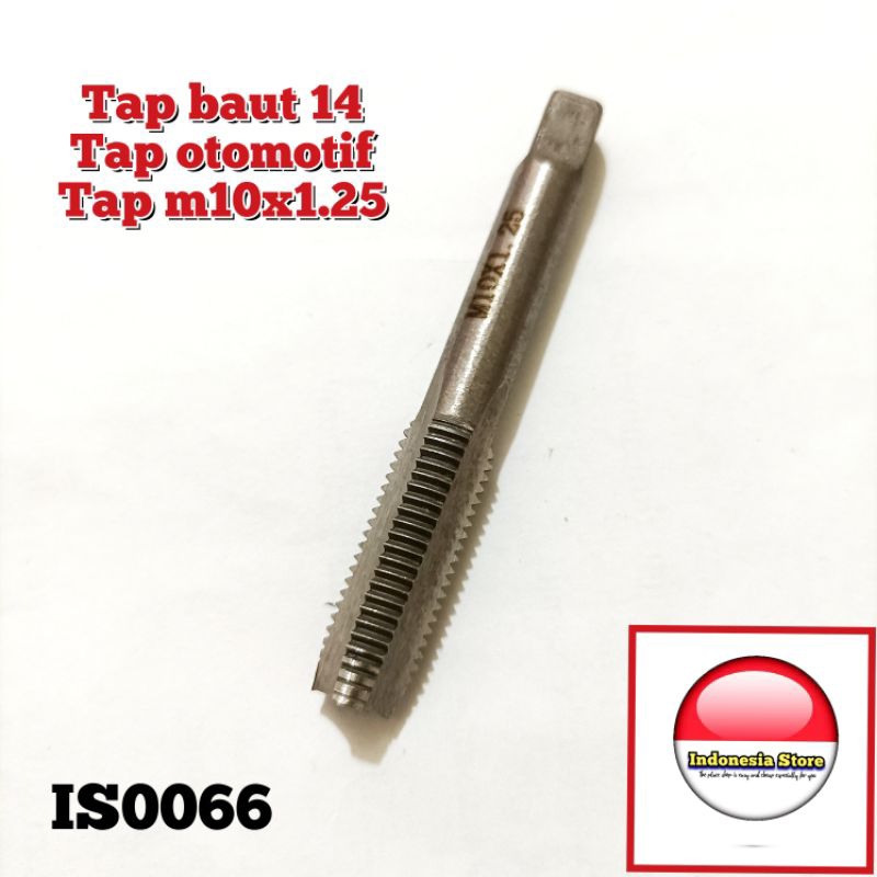 1pcs hand tap baut 14 tap m10x1.25 otomotif  bukan tap recoil