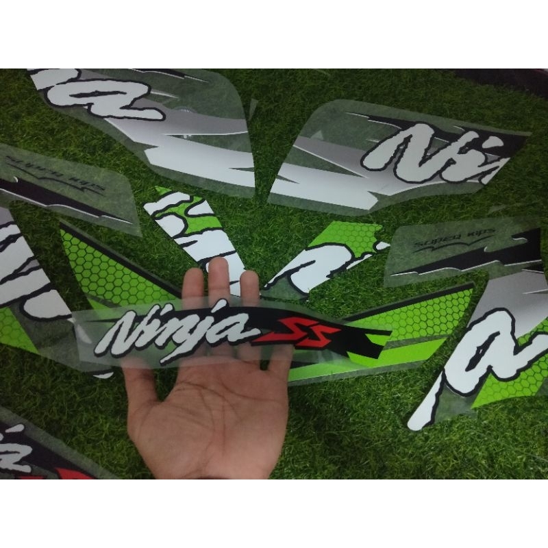 Striping Sticker Transparan Kawasaki Ninja SSR 150 Design original part 2