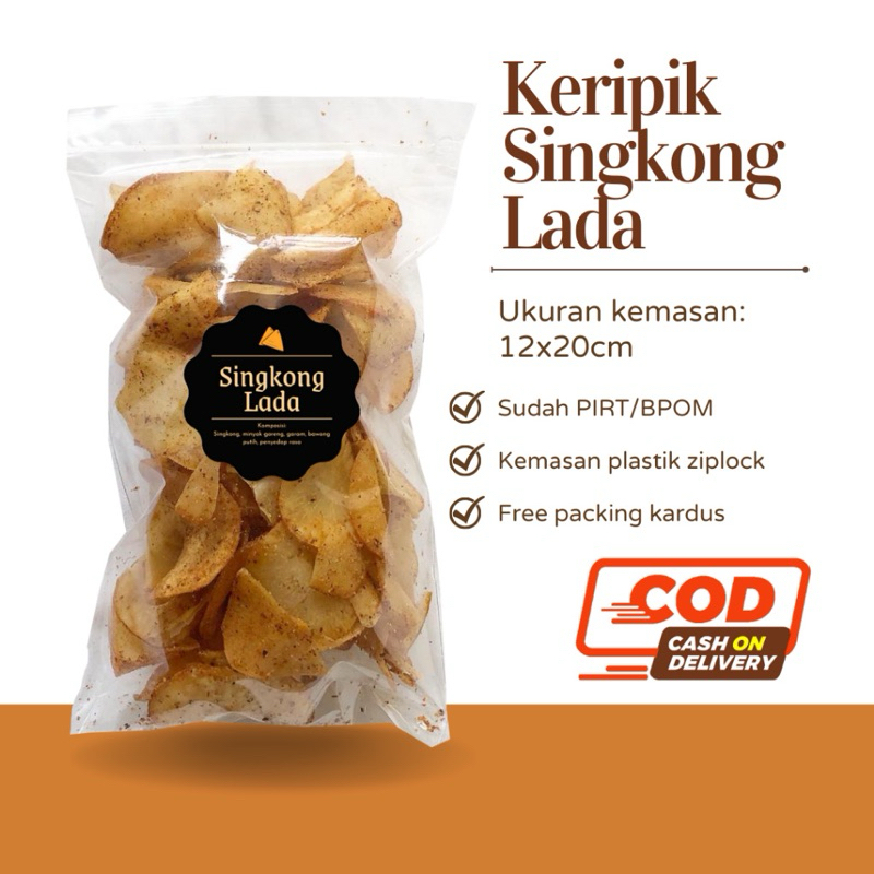

Keripik Singkong Lada 85gr