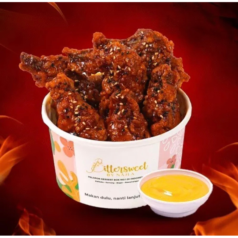 

chicken wings samyang bittersweet by najla