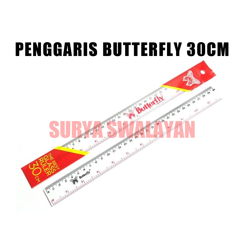 

Penggaris Butterfly 30 cm