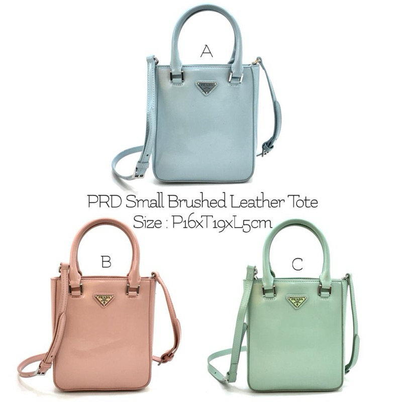 Small Brushed Leather Tote