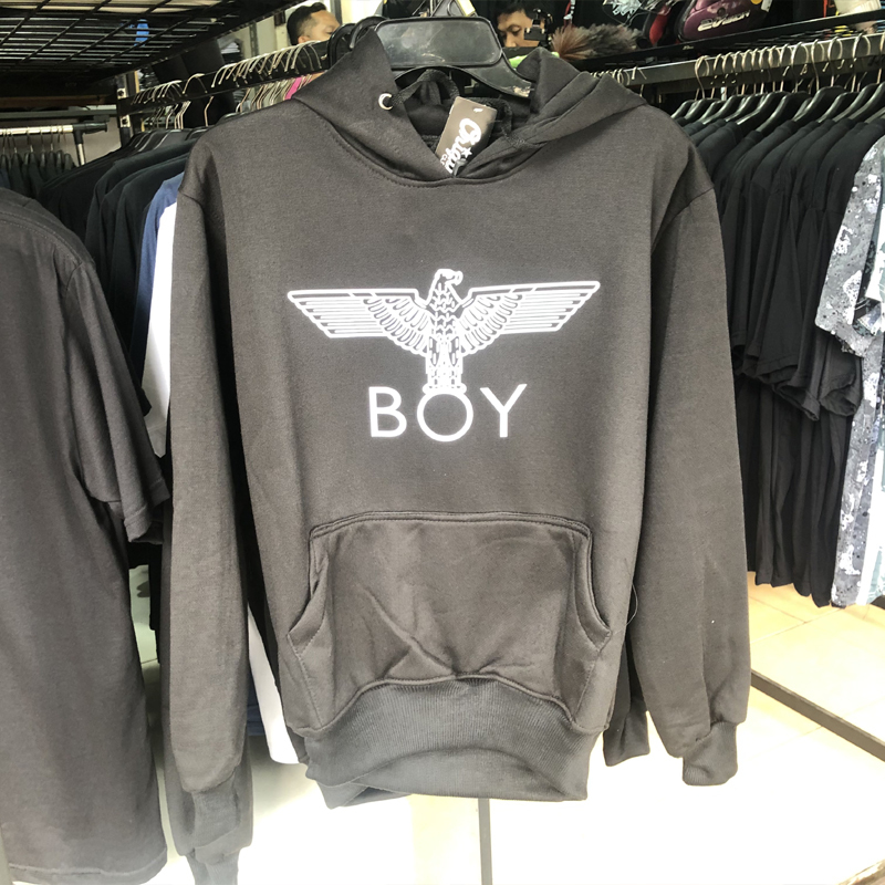 Jumper Hoodie Boy London New Hoodie Unisex Casual Fashionable Trendy Hoodie Bahan Cotton Fleece