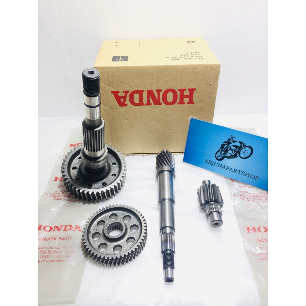 GIR BOX GEAR BOX RASIO SET HONDA VARIO 125 KZR 2012 - 2015 PCX 150 CBU K36J 2012 - 2017 ASLI BARU