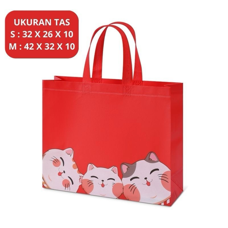 

TAS GOODIEBAG LUCKY CAT IMLEK MERAH