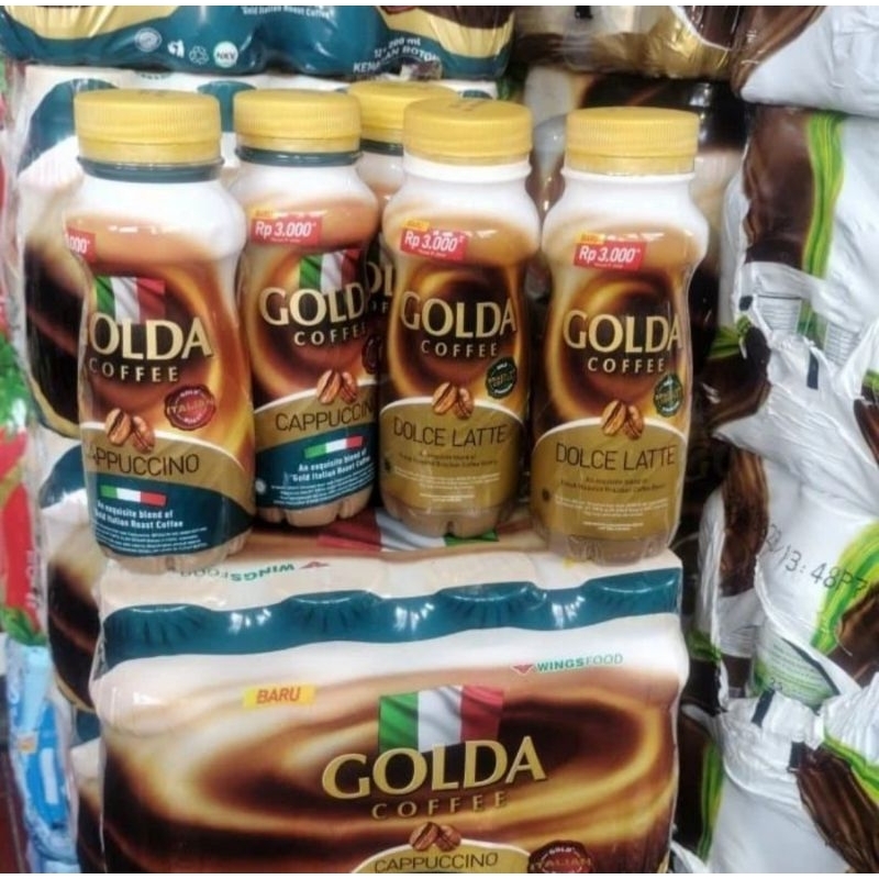 

Golda Cappucino uk 200ml 1 pack isi 12 botol Termurah