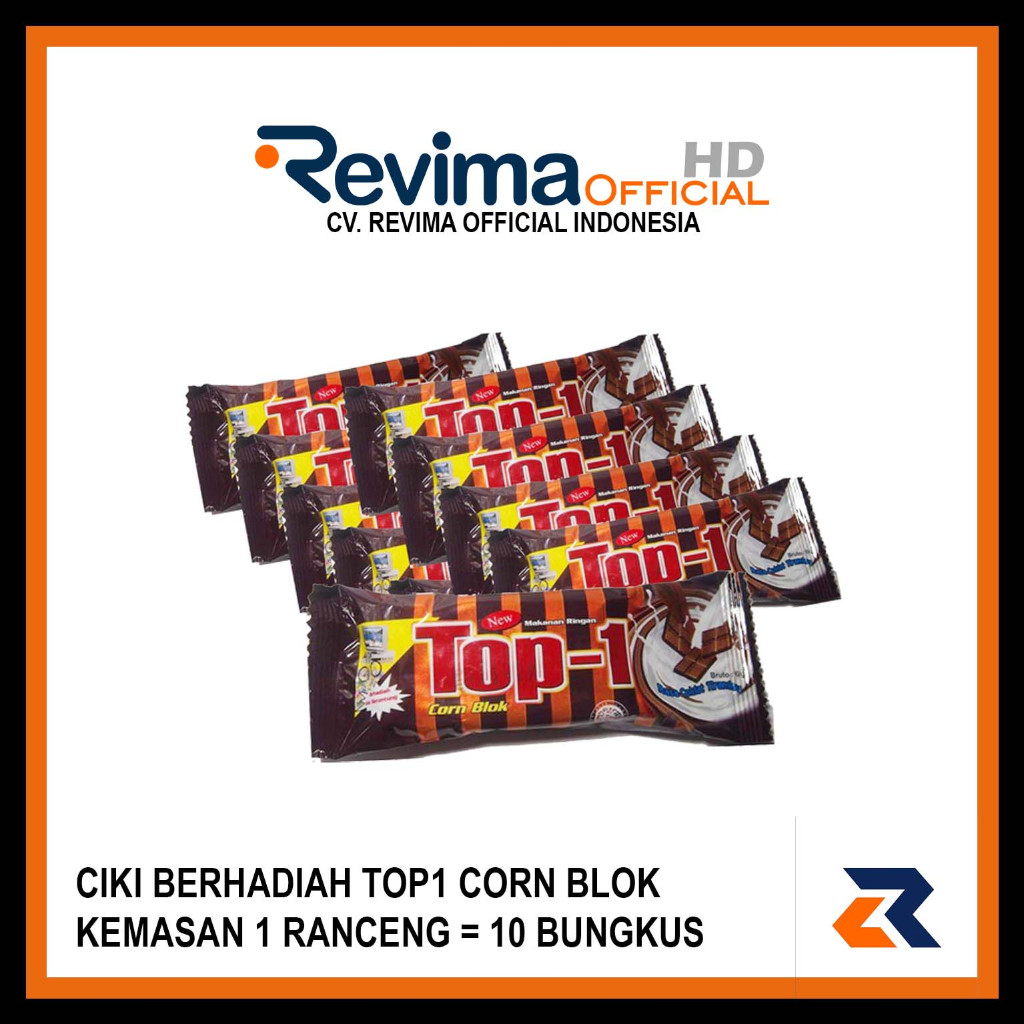 

Snack Ciki TOP--1 BERHADIAH UANG Kemasan 1 Ranceng isi 10 Bungkus
