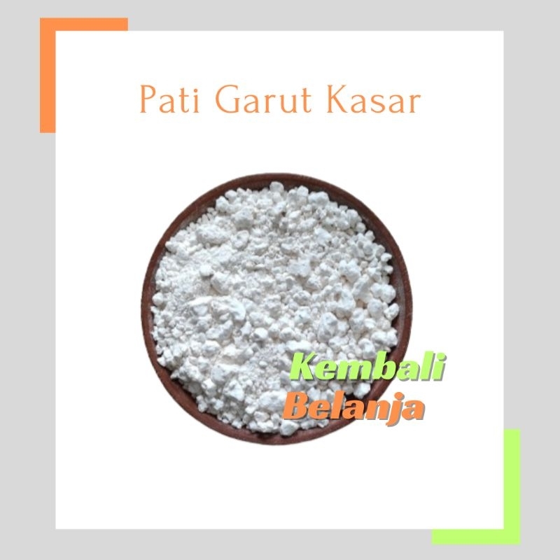 

Tepung Pati Garut Kasar Original 1 Kg/ Tepung Garut Kasar Bersih/ Tepung Irut/ Obat Maag Asam Lambung