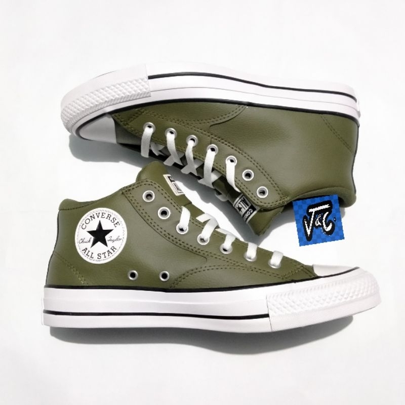 Converse Chuck Taylor All Star Malden Street Winter Faux Leather Olive