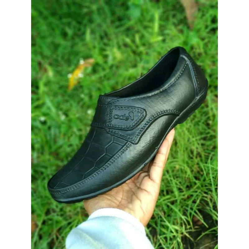 Sepatu Pantofel Kerja Pria Karet Ode EMS-299 by Ardiles Man 40-45 / Sepatu Formal / Sepatu Slip On P