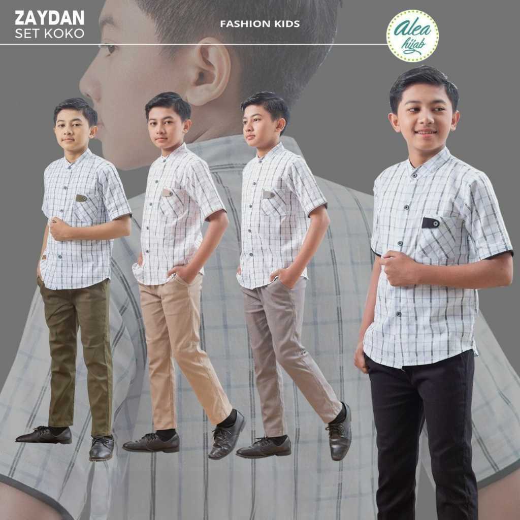ZAYDAN SETELAN KOKO ANAK BAHAN TOYOBO + CELANA CHINOS