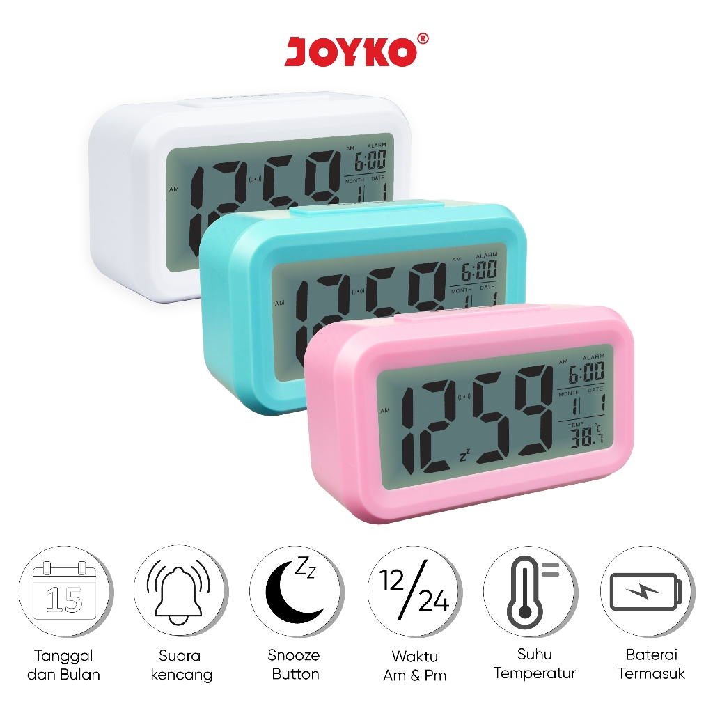 Jam Beker Dering Digital Alarm Clock Joyko ALCL-602D