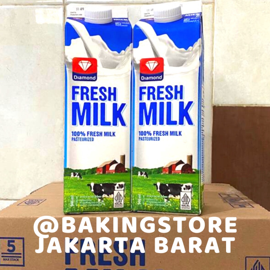 

KODE 77 Susu Segar Fresh Milk Diamond 946ml Susu Pasteurisasi