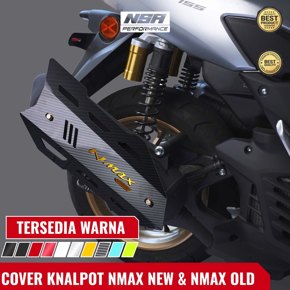 Vj COVER KNALPOT NMAX OLD DAN NMAX NEW VARIASI NMAX 215223 COVER KNALPOT NMAX NEW NMAX OLD AKSESORIS