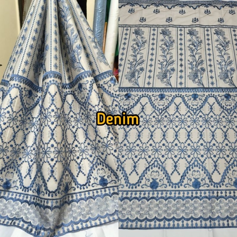 Kain Tile tulle etnik Sapto / Tile Elisab Sapto / Brokat meteran