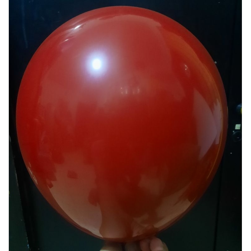 Balon Latex Double Layer 12" Red Pomegranate Merah Imlek Merah Maroon terang