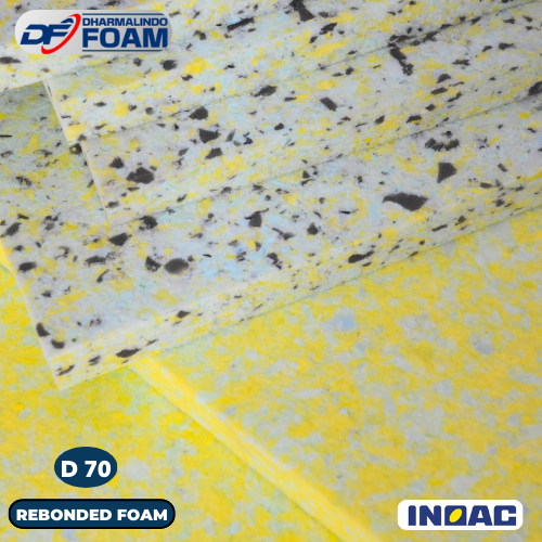 Busa Rebonded D70 200 x 100 x 5cm Rebonded Foam INOAC Busa Matrass Peredam suara ruangan