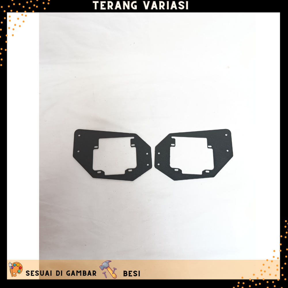 BRACKET LAMPU BILED PROJIE AES KENZO VINYX CR7 2.5 INCH R15 V2 DOUBLE BREKET DUDUKAN LAMPU MOTOR R 1