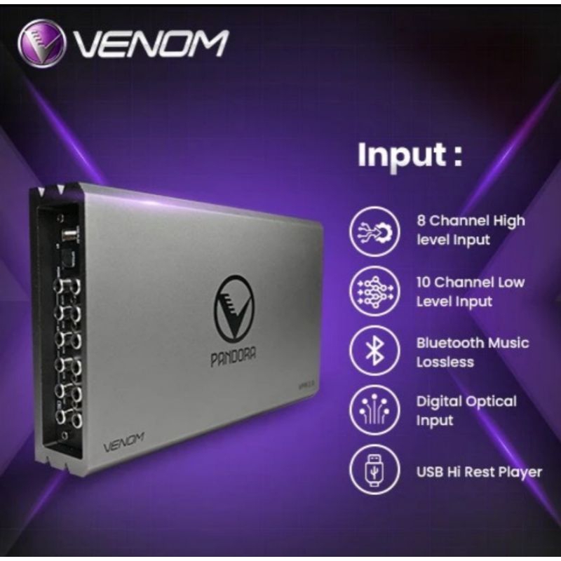 Venom Processor Audio Mobil Pandora VPR 2.8 / PROCESSOR VENOM PANDORA VPR-2.8 / VENOM PANDORA VPR 2.
