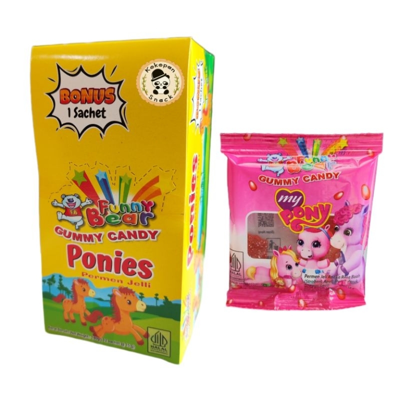 

FUNNY BEAR PONIES BOX ISI 12