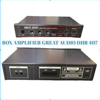 BOX POWER AMPLIFIER GREAT AUDIO DHB 407