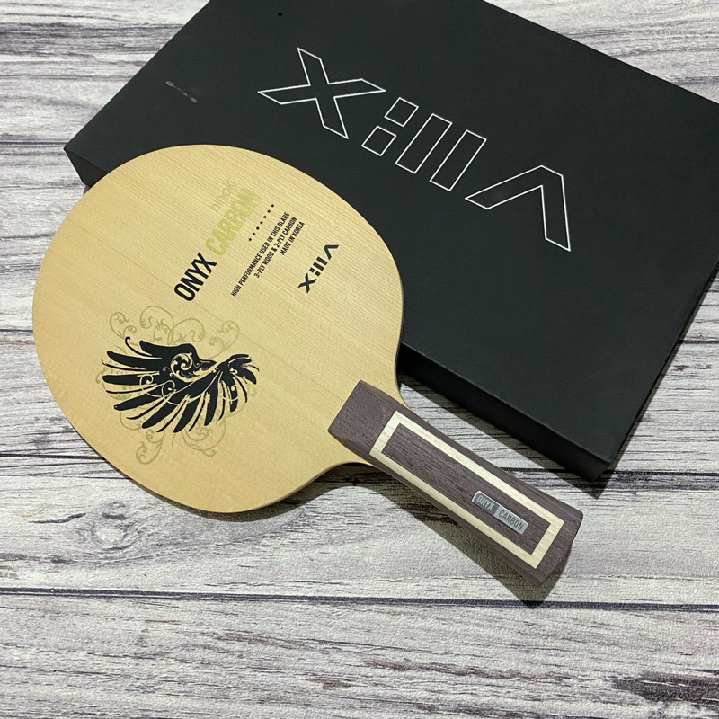 Kayu Bet Pingpong Tenis Meja XILLA ONYX Carbon Hinoki Original