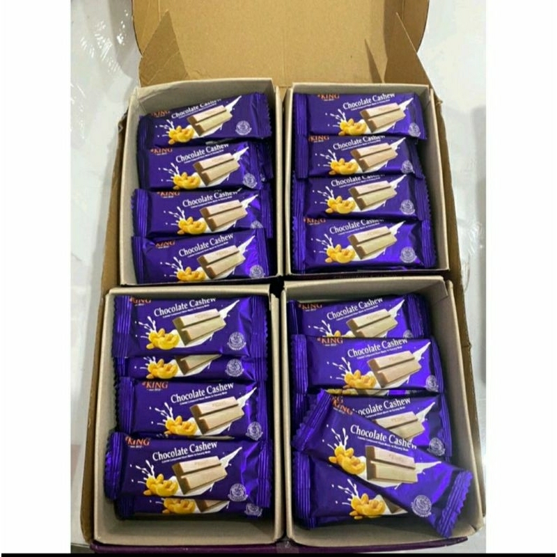 

D'king Chocolate Cashew & Bisco 1 pax 20 pcs @10gr