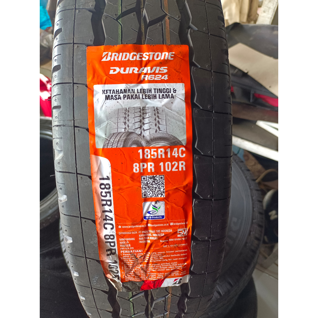 Ban 185 R14 - 8PR Bridgestone Duravis Ban Mobil Grand Max Pickup T120S