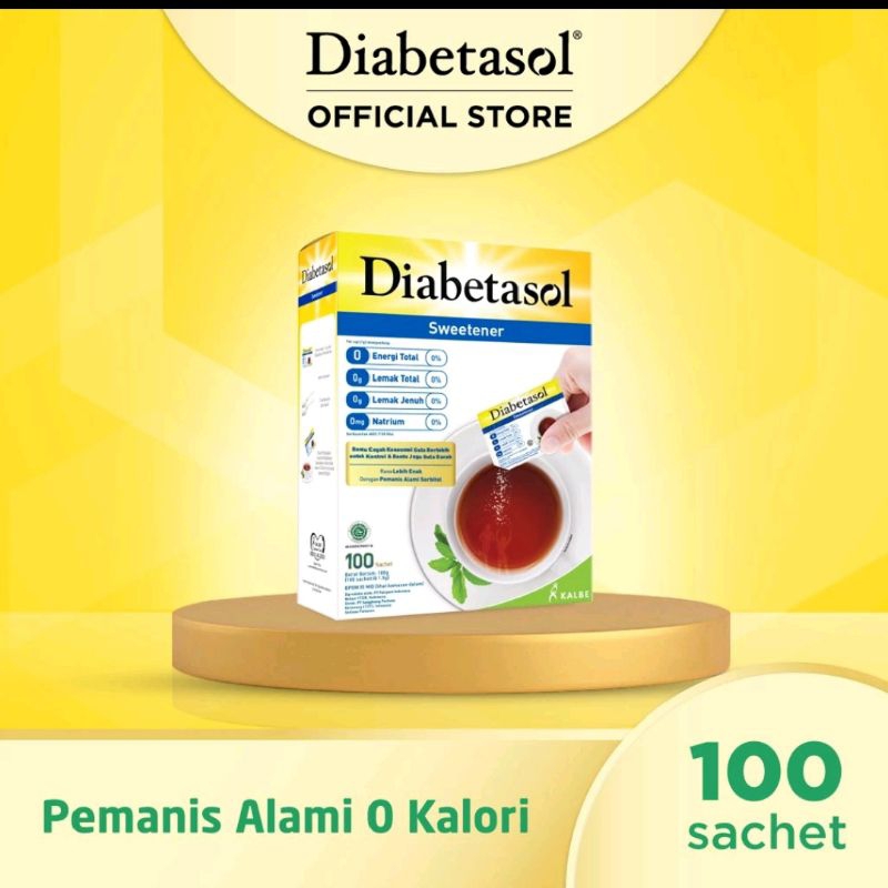 

GULA DIABETASOL 100 SACHET