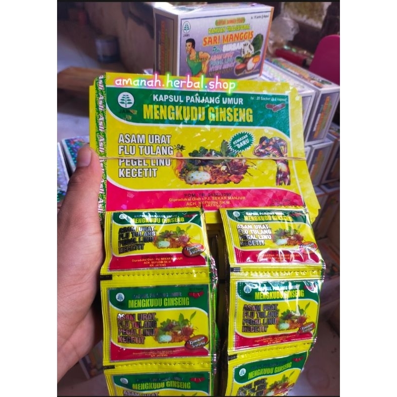 MENGKUDU GINGSENG KAPSUL HANGER ORIGINAL