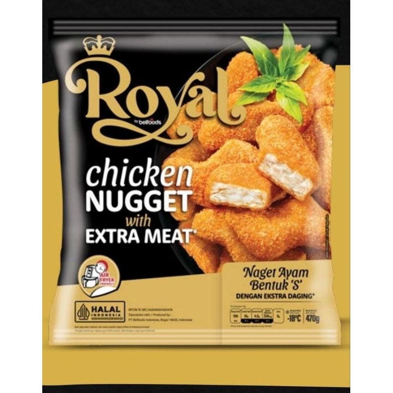 

Frozen Food - Belfoods Royal Nugget S 470gr