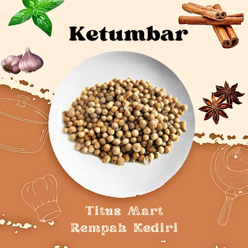 

KETUMBAR Bumbu Dapur Rempah Asli Isi 50 -100 Gram