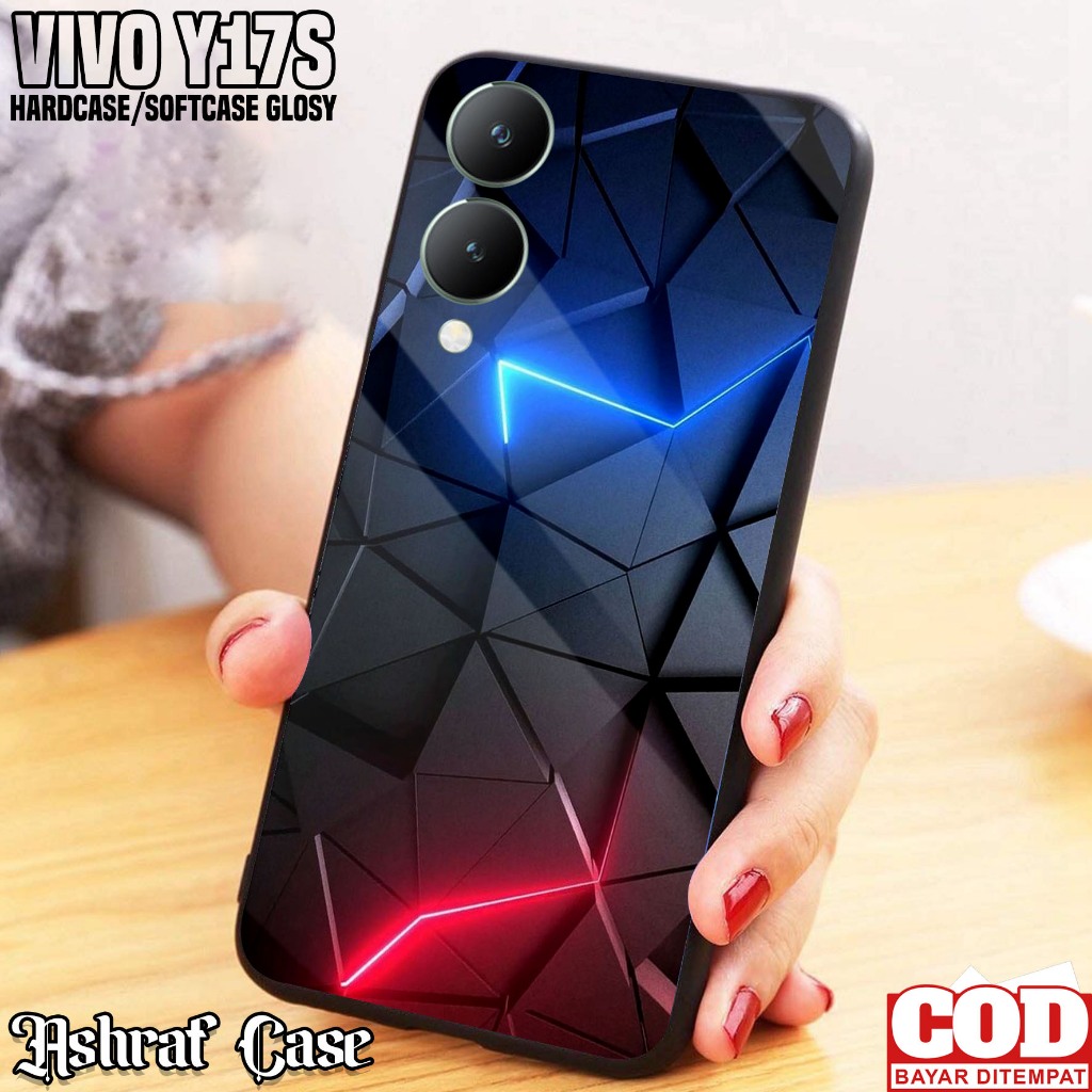 Case VIVO Y17S - Casing VIVO Y17S Terbaru ( ASBT ) Silikon Hp VIVO Y17S - Softcase Glass Kaca - Kesi