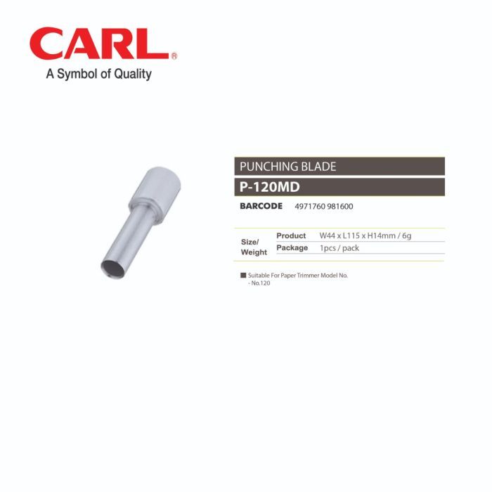 

CARL REPLACEMENT PART PUNCHING BLADE P-120MD FOR 120