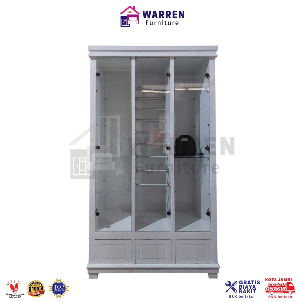 Lemari Hijab Tas Lemari 3 Pintu Hijab tas Minimalis