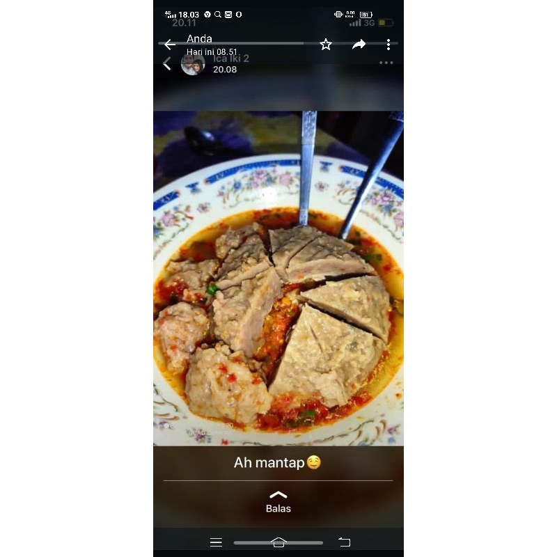 

Bakso ikan merecon